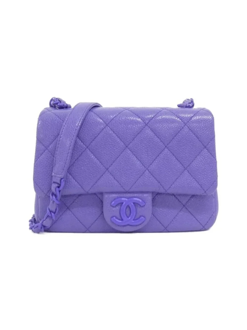 Chanel Shoulder Bag Purple